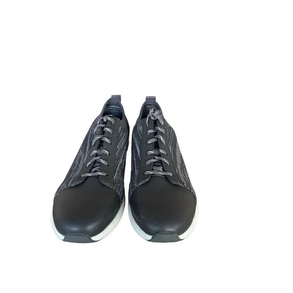 Traq By Alegria Womens Charcoal Gray Lace Up Knitted Qest Atheltic Shoes Size 40 - Picture 6 of 9